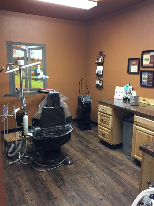 Dental exam room at Tracy R. Henson-McBee, DDS, PA in Lubbock, TX